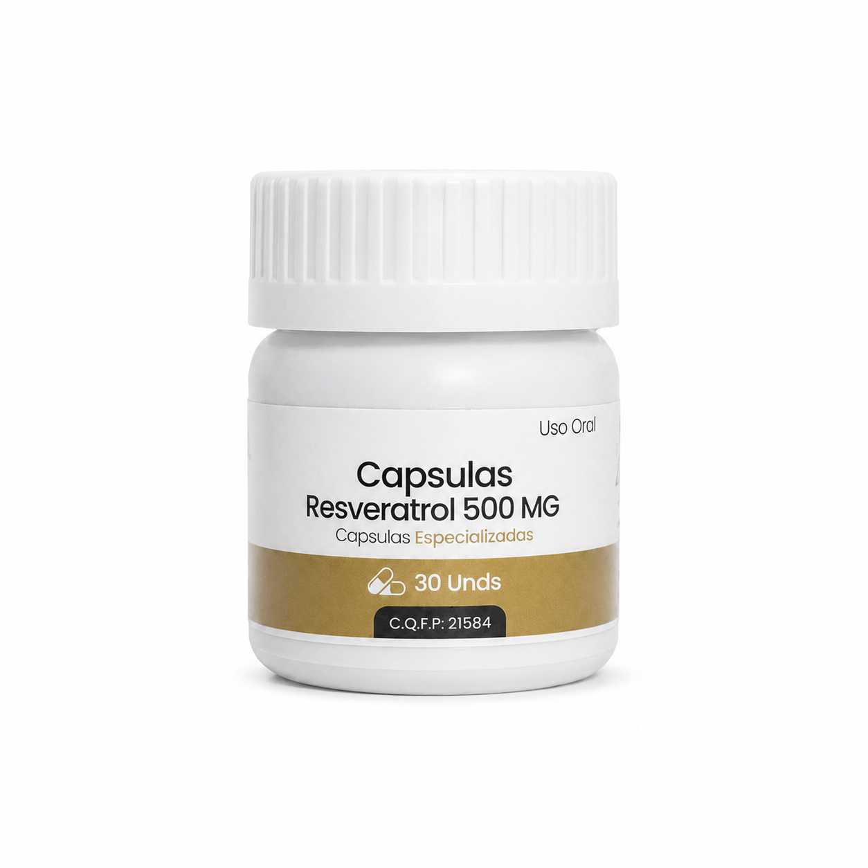 Resveratrol 500 mg – 30 Cápsulas Antioxidantes para Bienestar y Cuidado Integral
