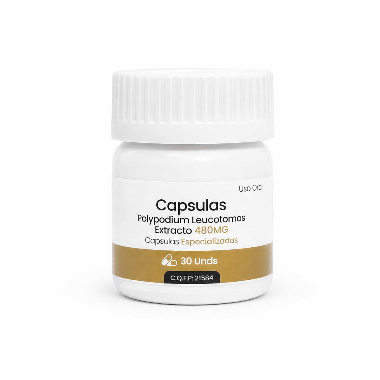 Polypodium leucotomos 480 mg – 30 Cápsulas para Cuidado y Fotoprotección