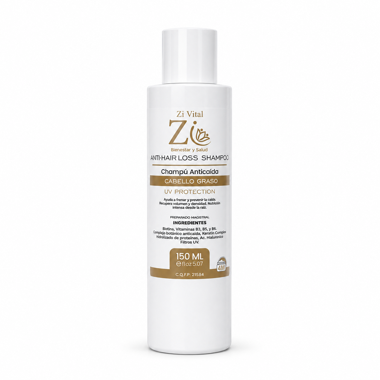 Anti Hair Loss Shampoo Graso 150 ml – Shampoo Anticaída Seborregulador